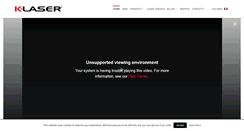 Desktop Screenshot of klaser.eu